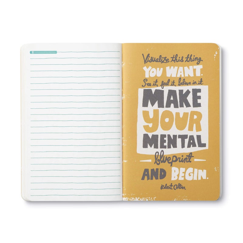 Compendium Softcover Journal - Remember, Ideas Become Things. â€“ A Write Now Journal with 128 Lined Pages, 5â€³W x 8â€³H - Image 4